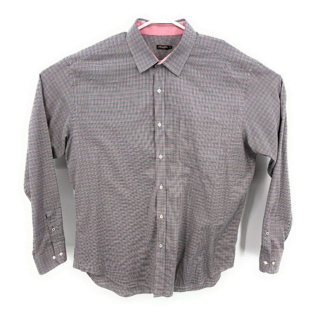 J. McLaughlin Gray Button Down Shirt